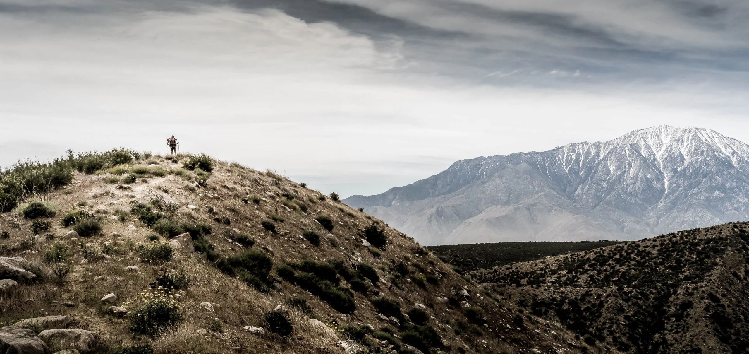 Ridgeline of San Jacinto Peak along the Pacific Crest Trail, California
