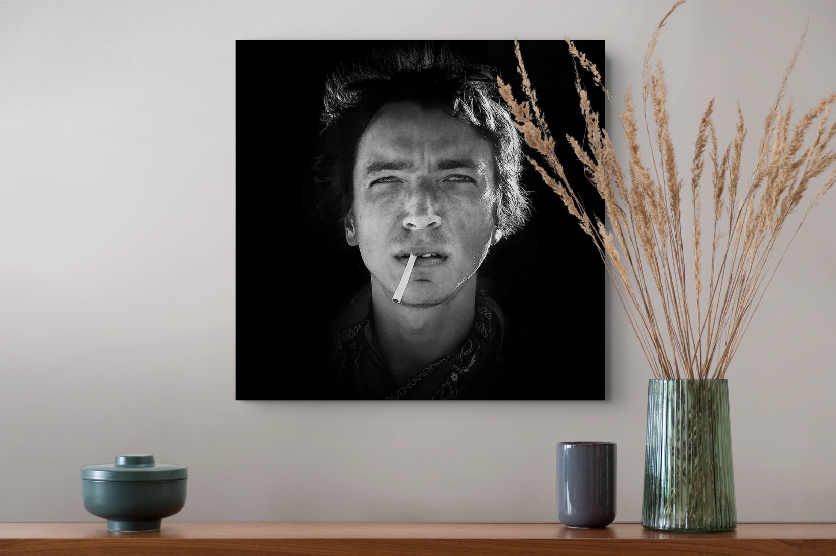 Grit on the PCT fine art print displayed on a wall