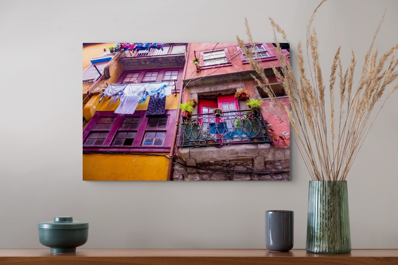 The Unmentionables of Portugal fine art print displayed on a wall